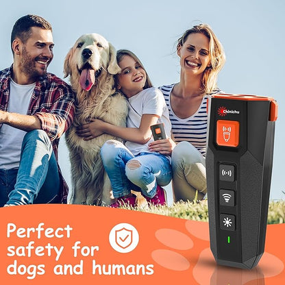 Newest Ultrasonic Dog Trainer Device – Bark Deterrent – Dog Training and Behavior Aids (Black)