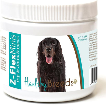 Healthy Breeds Gordon Setter Z-Flex Minis Hip and Joint Support Soft Chews 60 Count
