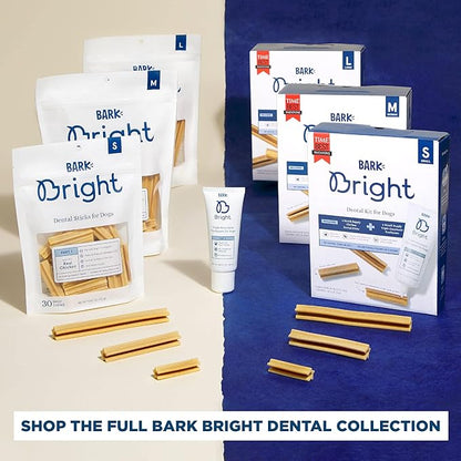Bark Bright Dental Sticks for Small Dogs Chews, 5.82 oz, Count of 30