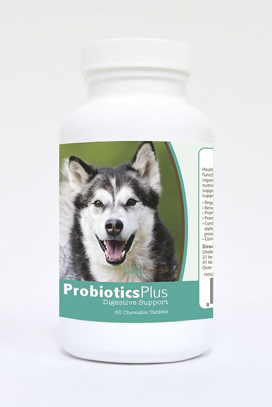 Healthy Breeds Alaskan Malamute Probiotic and Digestive Support for Dogs 60 Count