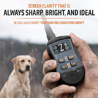 SportDOG Brand SportTrainer 875 Remote Trainer - Shock Collar - 1/2 Mile Range - OLED Screen - Waterproof, Rechargeable E-Collar with Remote - Tone, Vibration, and Static, Black