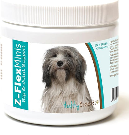 Healthy Breeds Tibetan Terrier Z-Flex Minis Hip and Joint Support Soft Chews 60 Count