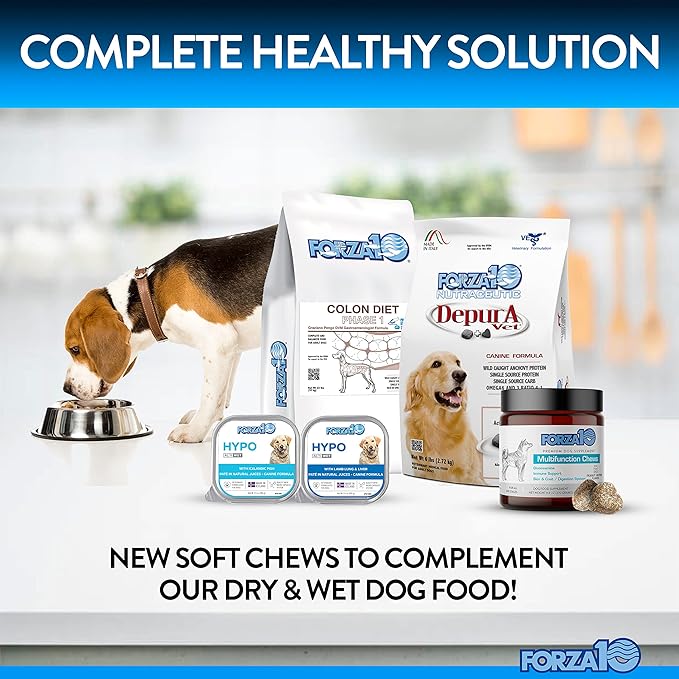 Forza10 Dog Vitamins Supplements, Dog Multivitamin Chews, Pet Vitamins for Dogs, Peanut Butter Flavor Dog Supplement, Multivitamin for Dogs, Senior Dog & Puppy Vitamins, Small to Large Breeds, 90 Ct.