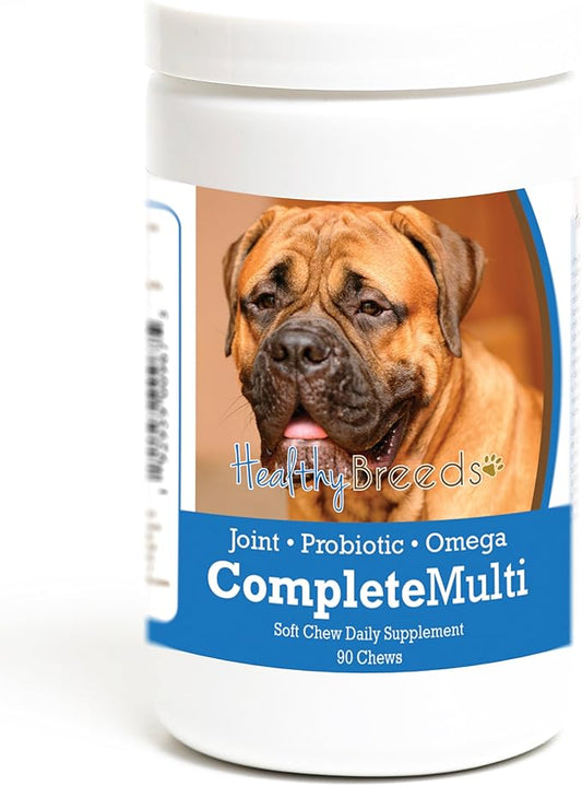 Healthy Breeds Bullmastiff All in One Multivitamin Soft Chew 90 Count