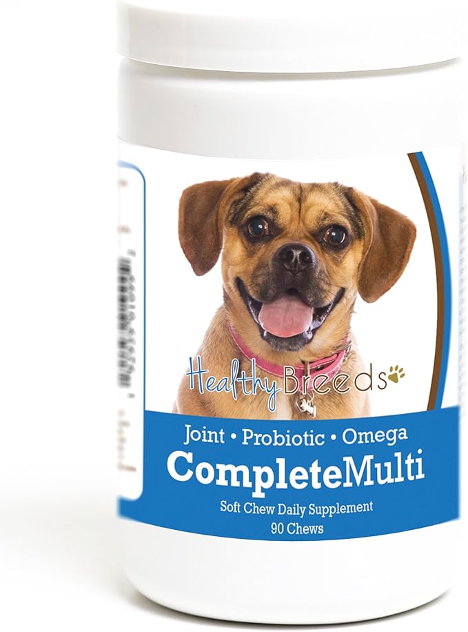 Healthy Breeds Puggle All in One Multivitamin Soft Chew 90 Count