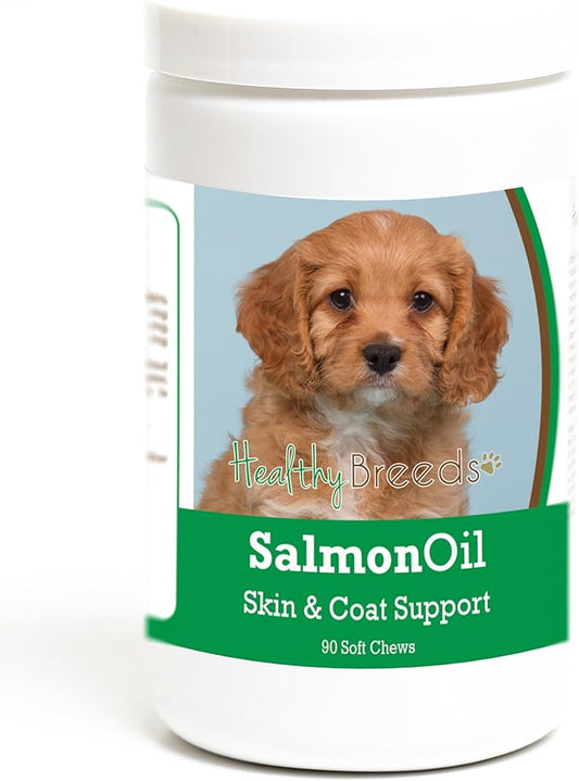 Healthy Breeds Cavapoo Salmon Oil Soft Chews 90 Count