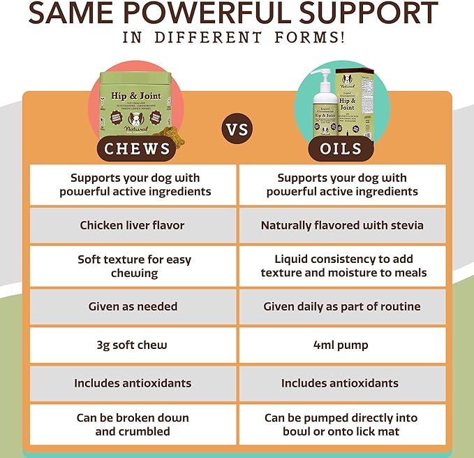 Healthy Joints, Skin and Coat Bundle for Dogs, includes (1) 16 oz bottle Natural Dog Company Skin and Coat Oil, (1) 16 oz bottle Liquid Glucosamine, Food Topper, Dog's Fish Oil Supplement