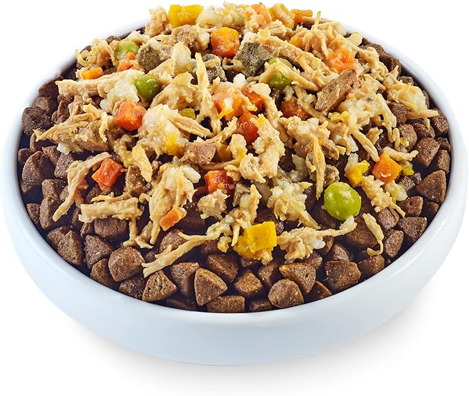 Applaws Taste Toppers, Natural Dog Food Topper, 12 Count, Limited Ingredient, Grain Free, Meal Topper for Dogs, Chicken & Beef Liver with Pumpkin, Carrots & Peas in Broth, 5.5oz Dog Food Cans