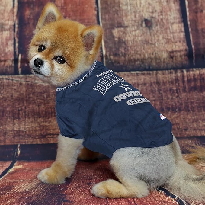 NFL PET SHIRT for Dogs & Cats - DALLAS COWBOYS Dog T-Shirt, X-Large. - Cutest Pet Tee Shirt for the real sporty pup
