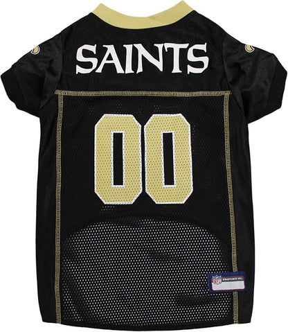 NFL New Orleans Saints Dog Jersey, Size: XX-Large. Best Football Jersey Costume for Dogs & Cats. Licensed Jersey Shirt