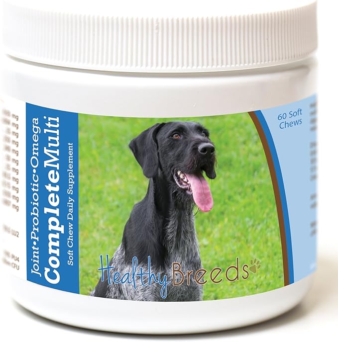 Healthy Breeds German Wirehaired Pointer All in One Multivitamin Soft Chew 60 Count
