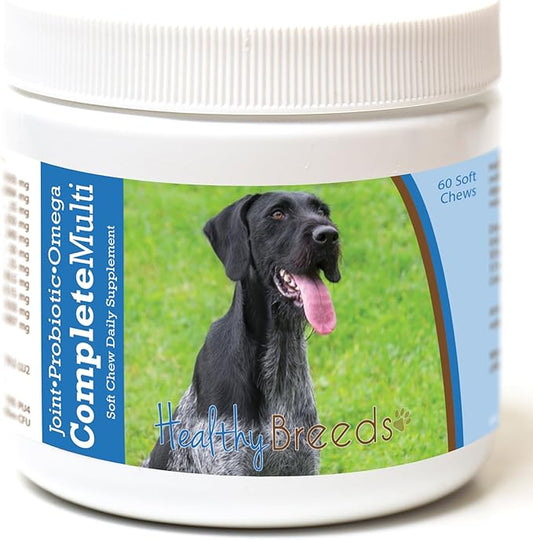 Healthy Breeds German Wirehaired Pointer All in One Multivitamin Soft Chew 60 Count