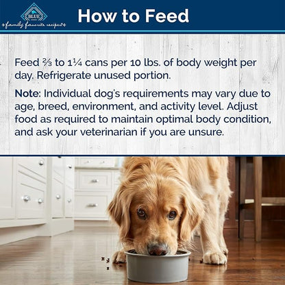 Blue Buffalo Family Favorites Natural Adult Wet Dog Food, Shepherd's Pie 12.5-oz can (Pack of 12)