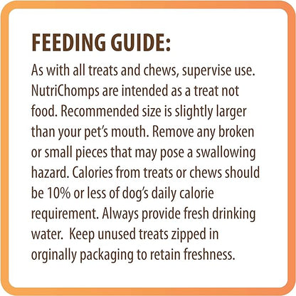NutriChomps Dog Chews, 6-inch Braids, Easy to Digest, Rawhide-Free Dog Treats, Healthy, 4 Count, Real Chicken flavor