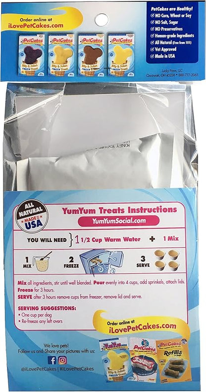 Yumyum Social 859989002761 Frozen Yogurt Dog Treats Healthy Homemade Frozen Yogurt Ice Cream For Pets, Small