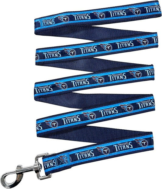 NFL PET Leash Tennessee Titans Dog Leash, Small Football Team Leash for Dogs & Cats. A Shiny & Colorful Cat Leash & Dog Leash Licensed by The NFL
