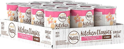 NUTRO PREMIUM LOAF Adult Natural Grain Free Wet Dog Food Healthy Turkey, Sweet Potato & Green Bean Recipe, 12.5 oz. Cans (Pack of 12)