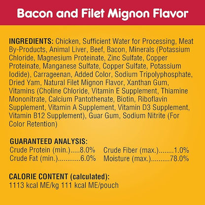 PEDIGREE CHOPPED GROUND DINNER Adult Soft Wet Dog Food 30-Count Variety Pack, 3.5 oz Pouches (Pack of 30)