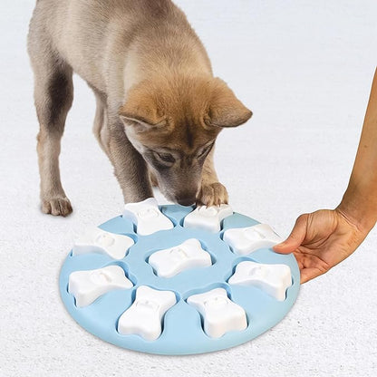 Outward Hound Nina Ottosson Puppy Smart Dog Puzzle Interactive Treat Puzzle Dog Enrichment Dog Toy for Puppies, Level 1 Beginner, Blue