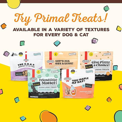 Primal Puppy Dog Food, Freeze Dried Dog Food, Pronto; Scoop & Serve, Complete & Balanced Meal; Also Use As Topper or Treat; Premium, Healthy, Grain Free, High Protein Raw Dog Food (25 oz, 2-pack)