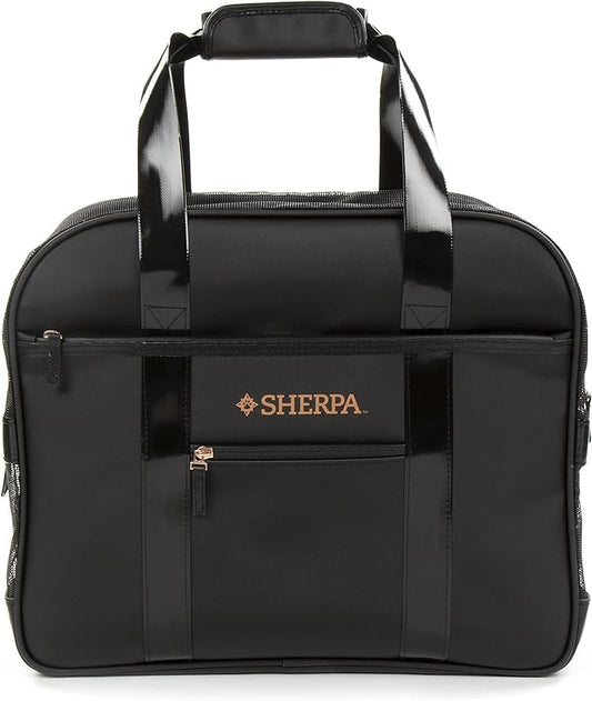 Sherpa Tote Around Town Travel Pet Carrier with Stay Clean Technology - Black, Medium