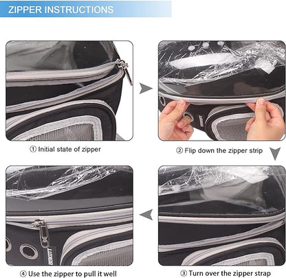 Cat Backpack Carriers Bag, Dog Backpack, Pet Bubble for Small Cats Puppies Dogs Bunny, Airline-Approved Ventilate Transparent Capsule Travel, Hiking and Outdoor Use