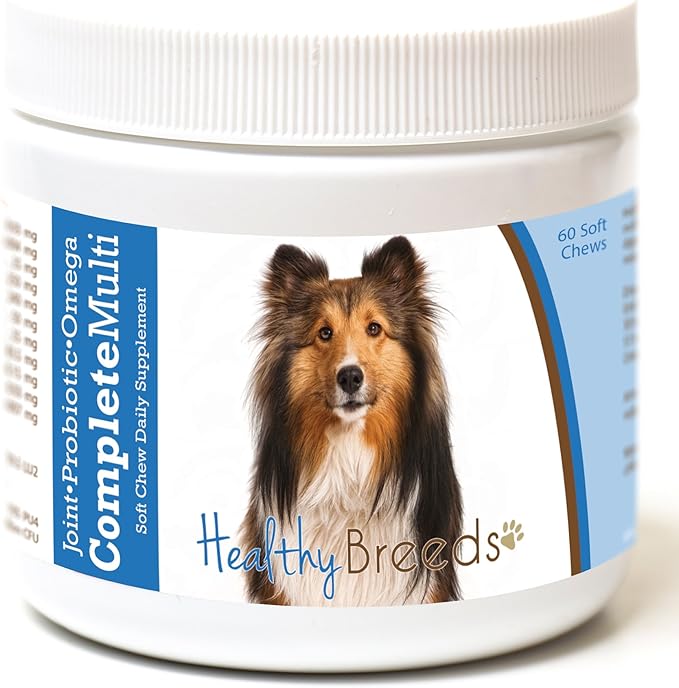 Healthy Breeds Shetland Sheepdog All in One Multivitamin Soft Chew 60 Count