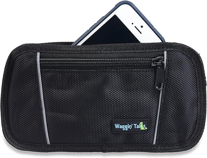 Wagtime Club Hands Free Bungee Dog Leash - Smart 3-in-1 Design For Running, Hiking, or Walking with Durable Dual Handles, SmartPhone Pouch, Reflective Stitching, 4FT Length for Medium to XLarge Dogs -