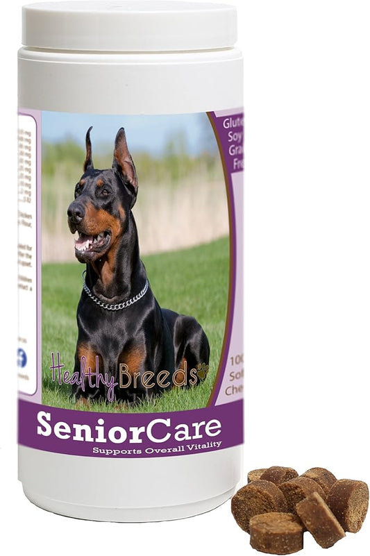 Healthy Breeds Doberman Pinscher Senior Dog Care Soft Chews 100 Count