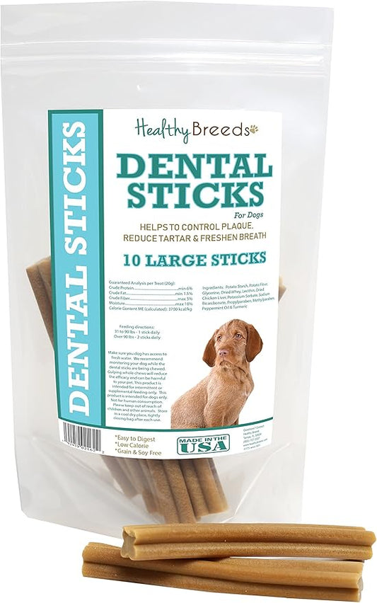 Healthy Breeds Wirehaired Vizsla Dental Sticks Large 10 Count