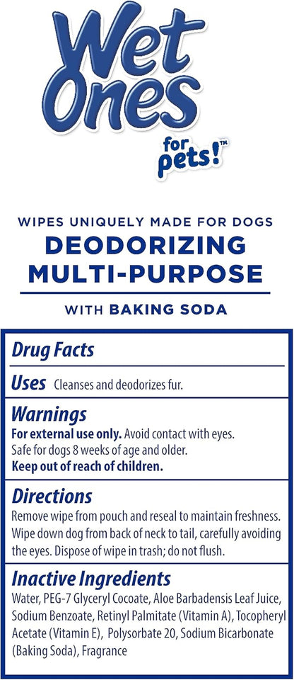 Wet Ones Mixed 13 Piece Bundle of Human & Pet Wet Wipes, Tropical Splash Scent| 10 Pk Antibacterial Wipes, 20 Ct Plus 3 Cannisters for Pets Deodorizing Multi-Purpose Dog Wipes 50ct