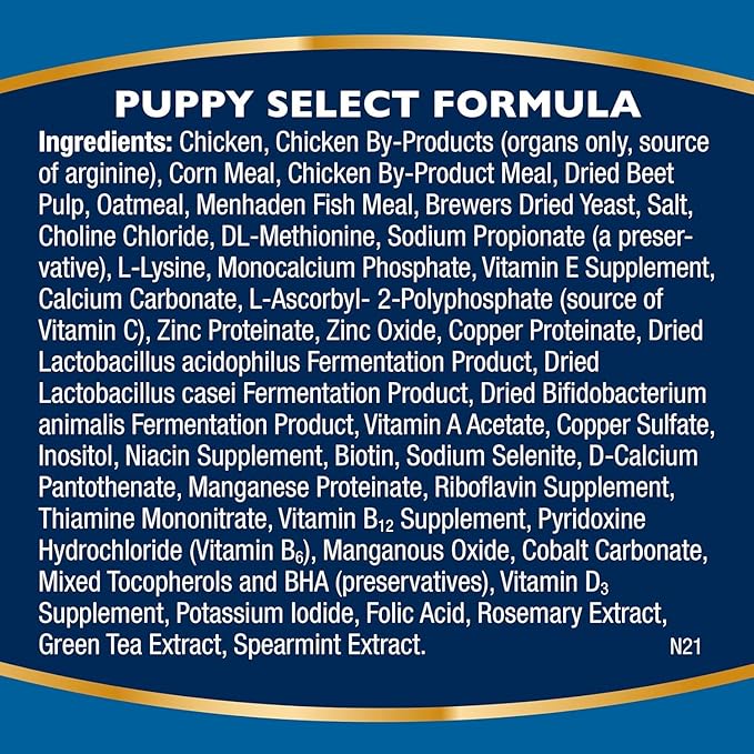 Bil-Jac Puppy Food 6lb (2-Pack) Dry Dog Food Puppy Select Formula - Real Chicken 1st Ingredient, Easy to Chew Bites, Small Breed or Large Breed - Super Premium Since 1947