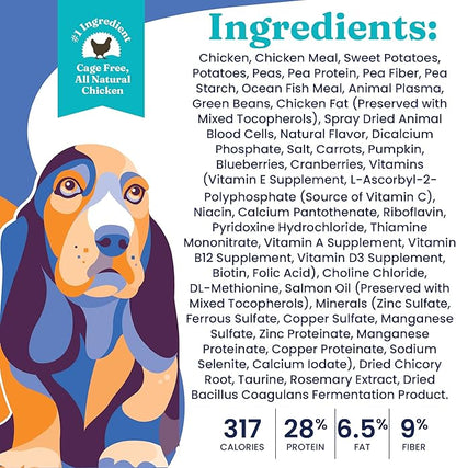 Solid Gold Nutrientboost Fit and Fabulous Dog Food - Dry Dog Food for Weight Control - Digestive Probiotics for Dogs - Grain & Gluten Free - High Fiber & Low Fat - Superfoods & Antioxidants - 22 LB