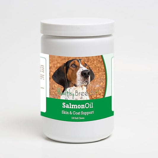 Healthy Breeds Treeing Walker Coonhound Salmon Oil Soft Chews 120 Count