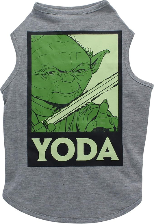 Star Wars for Pets Yoda Dog Tank - Star Wars Dog Shirt for Small Dogs - Size X-Small - Soft, Cute, and Comfortable Dog Clothing and Apparel, Cute Dog Clothes