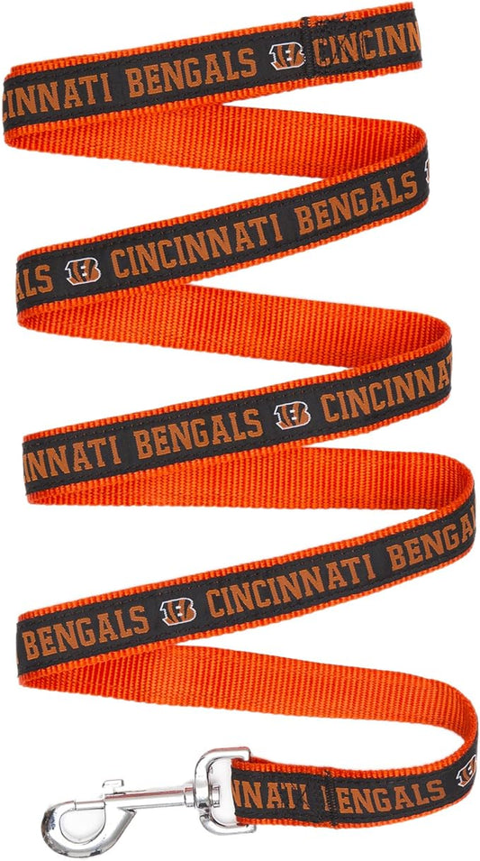 Pets First NFL Pet Leash, Cincinnati Bengals, Small