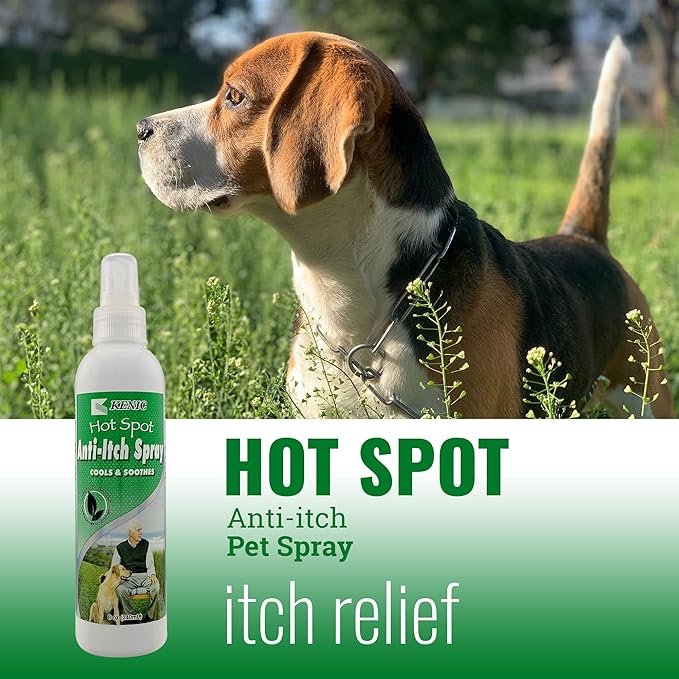 Ultra Cooling Hot Spot and Anti-Itch Pet Spray for Dogs, Made in USA