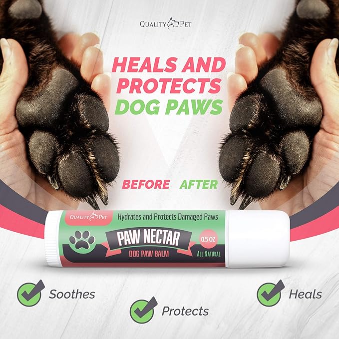 0.5oz Jumbo Dog Paw Balm Hydrates and Protects Damaged Dog Paws