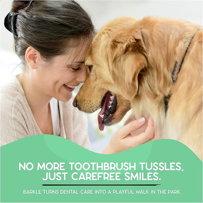 Dog Teeth Cleaning Gel - Helps Reduce Plaque & Bad Breath - Periodontist Formulated - Toothpaste Alternative - Prevent Tartar - includes Finger Cot (Mint - 2 Month Supply)