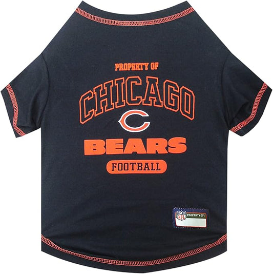 Pets First Chicago Bears T-Shirt, Small