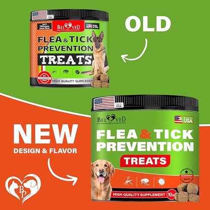 Flea and Tick Prevention Chewable Pills for Dogs - Revolution Oral Flea Treatment for Pets - Pest Control & Natural Defense - Chewables Small Tablets Made in USA (Chicken)