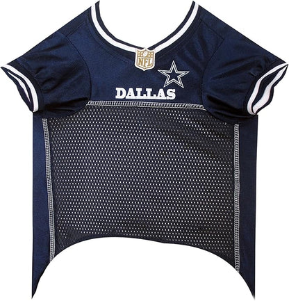 NFL Dallas Cowboys Dog Jersey, Size: 3X-Large. Best Football Jersey Costume for Dogs & Cats. Licensed Jersey Shirt