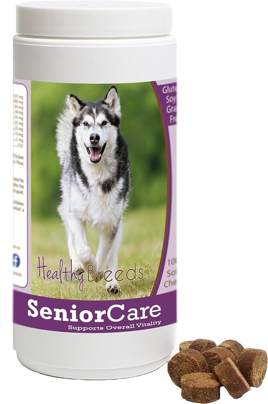 Healthy Breeds Alaskan Malamute Senior Dog Care Soft Chews 100 Count