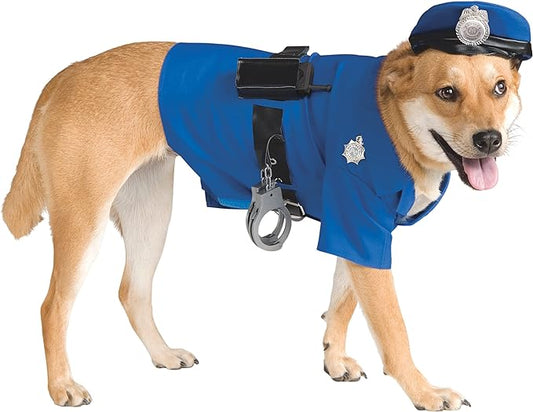 Rubie's Big Dog Police Dog Costume, Blue, 2X