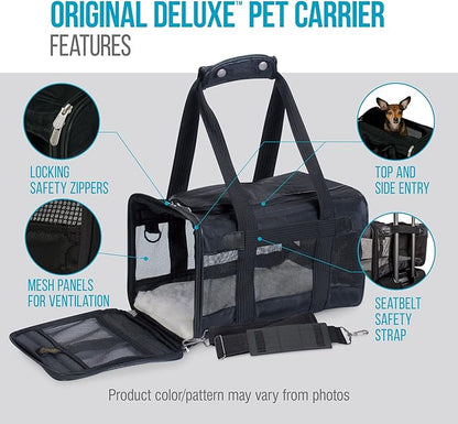 Sherpa Original Deluxe Pet Carrier, Large, Black