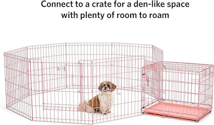 MidWest Homes for Pets Folding Metal Exercise Pen / Pet Playpen