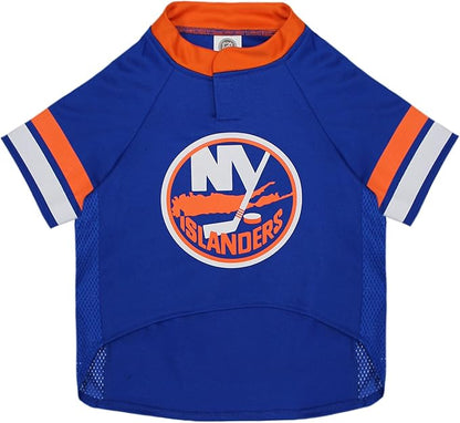 Pets First NHL New York Islanders Jersey for Dogs & Cats, X-Small. - Let Your Pet be a Real NHL Fan!