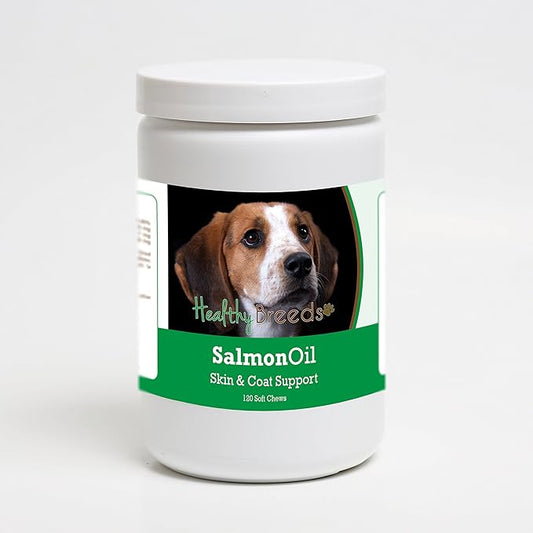 Healthy Breeds American English Coonhound Salmon Oil Soft Chews 120 Count