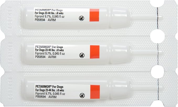 PetArmor for Dogs, Flea and Tick Treatment for Medium Dogs (23-44 Pounds), Includes 3 Month Supply of Topical Flea Treatments