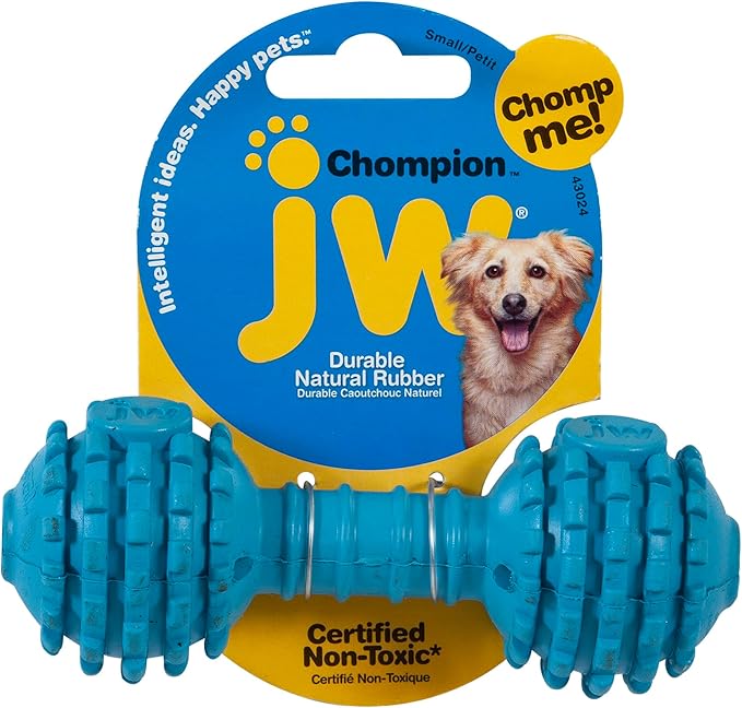 JW Pet Chompion Heavyweight Dog Chew Toy for Small Breeds, Assorted Colors